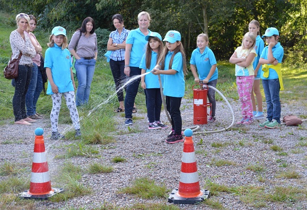 Erster Löscheinsatz der Kinder- und Jugendfeuerwehr